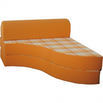 Entspannungs-Element-Sofa mit Rückenrolle, 120x133 cm (B/T), Höhe 40 cm, Entspannungs-Element-Sofa mit Rückenrolle, 120x133 cm (B/T), Höhe 40 cm,